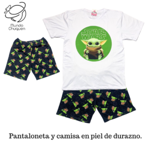 pijama baby yoda talla M-L unisex pantaloneta