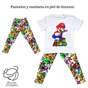 pijama mario bros. talla 12 niñ@