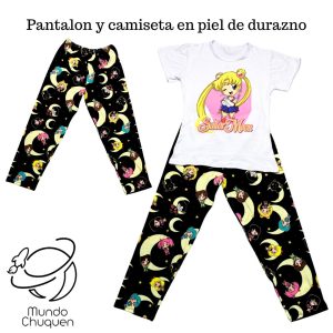 pijama sailor moon talla XS-S pantalon