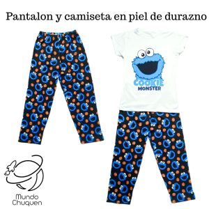 pijama comegalletas talla 16 niñ@ pantalon