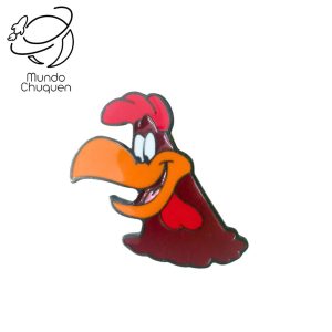 pin gallo claudio metalico