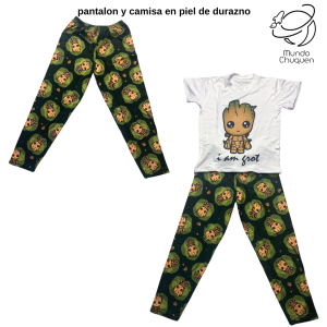 Pijama groot talla 4 niñ@ pantalon