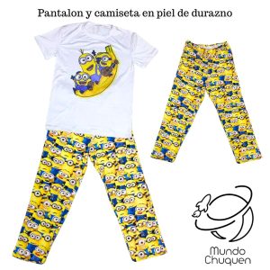 pijama minions talla S-M pantalon