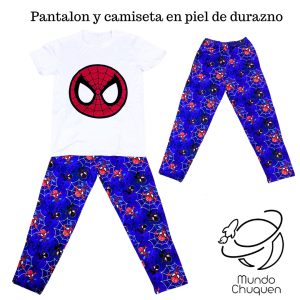 pijama spiderman talla S-M unisex pantalón