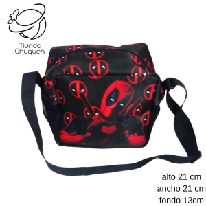 Lonchera Dead Pool con correa corrediza