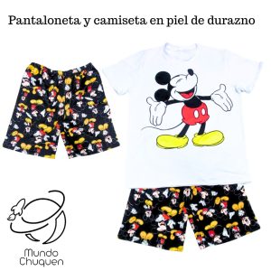 pijama mickey talla S-M unisex pantaloneta
