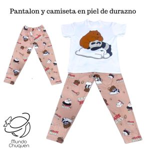 pijama osos escandalosos talla 2 niñ@