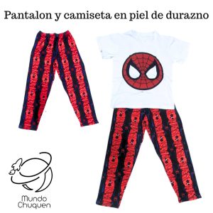 pijama  spiderman talla 2 niñ@ pantalon