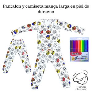 pijama paw patrol talla 14-16 niñ@ pintar