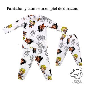 pijama dragon ball talla 2-4 niñ@ pintar