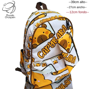 Morral Capybara con Cartuchera