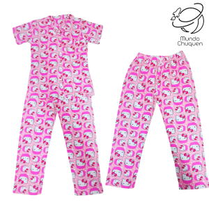 Pijama Hello Kitty  Botón L-Xl