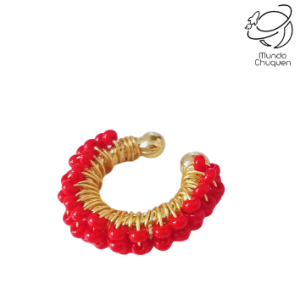 Ear Cuff Rojo