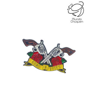 Pin Guns and Roses Metálico