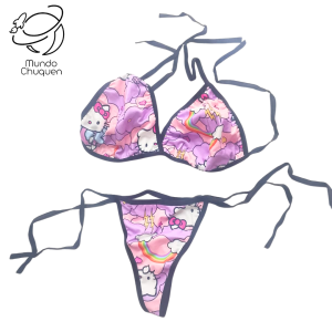 Conjunto top y tanga Hello Kitty