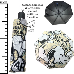 Sombrilla Snoopy Manual Filtro uv