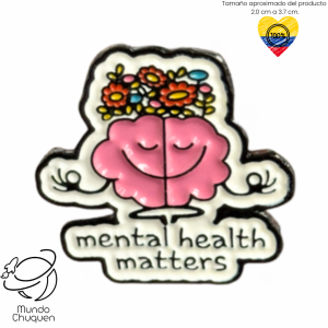 Pin Mental Health Matters metalico