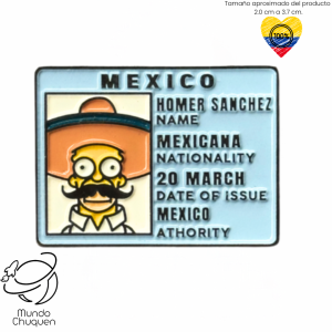 Pin Homero Simpson metalico