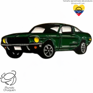 Pin Mustang Bullitt 1968 metalico