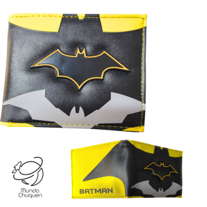 Billetera Batman diseño con placa