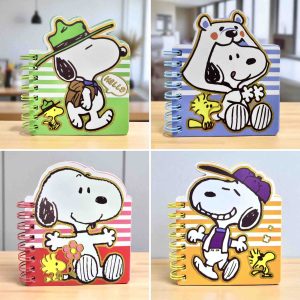 Libreta Snoopy rayas