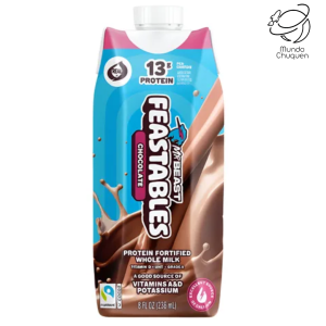 Feastable leche chocolate 13g proteina 236ml
