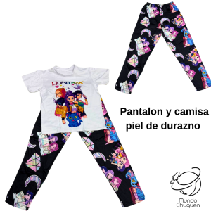 Pijama guerreras K-POP Talla 8-10