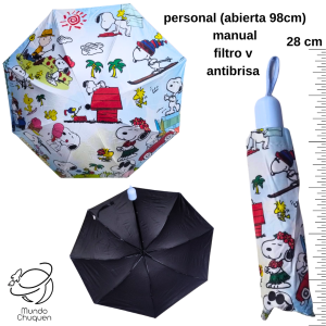 Sombrilla Snoopy manual personal filtro uv