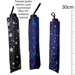Sombrilla jumbo manual filtro UV