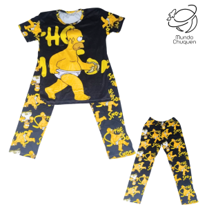 Pijama Homero Talla L-XL pantalón