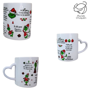 Mug Grinch agarre corazon