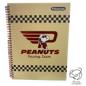 Cuaderno Snoopy argollado