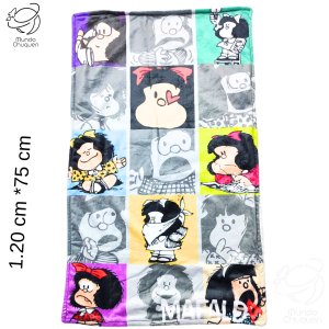 Cobija Mafalda colores térmica viajera