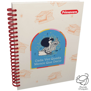 Cuaderno Mafalda 5 materias