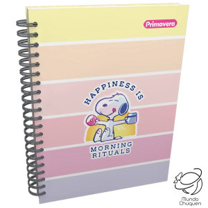 Cuaderno Snoopy 5 materias