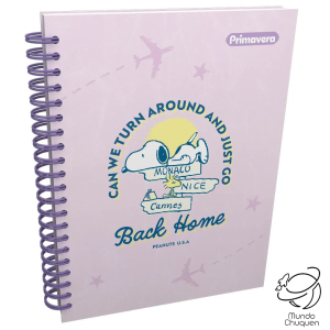 Cuaderno Snoopy 5 materias