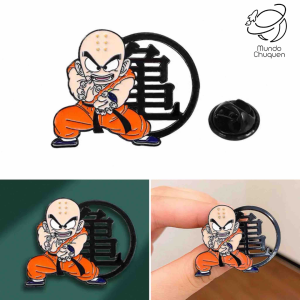 Pin Krilin Dragon ball metalico