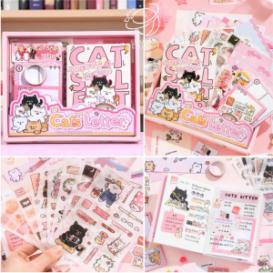 Kit papeleria gatos