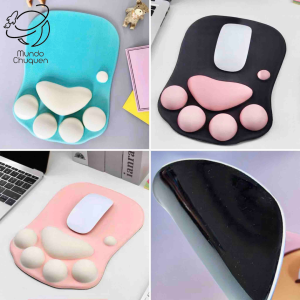 Pad mouse huella gato