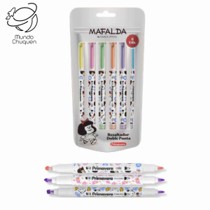 Resaltador Mafalda doble punta
