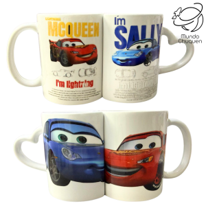 Mug pareja cars (Rayo Mc queen y Sally)