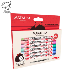 Marcadores doble punta Mafalda