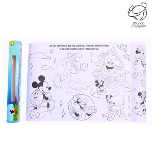 Rollo para colorear Mickey