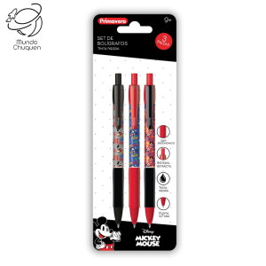 Esfero Mickey Mouse X3