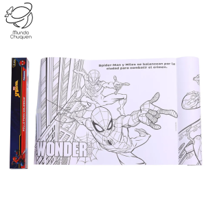 Rollo para colorear Spiderman