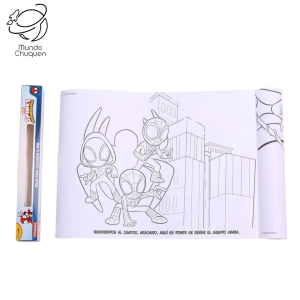 Rollo para colorear Spidey