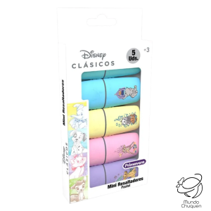 Resaltador mini clasicos disney x5