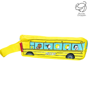 Cartuchera Snoopy bus