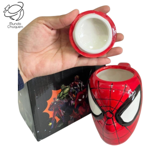 Mug Spiderman con tapa
