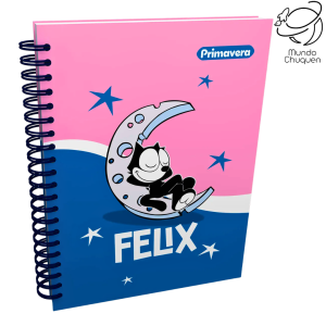 Cuaderno 5 materias Felix el gato